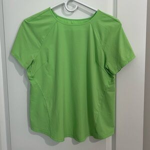 Lululemon Lightweight Stretch Run Short Sleeve Top Scream Green Light Size 6
